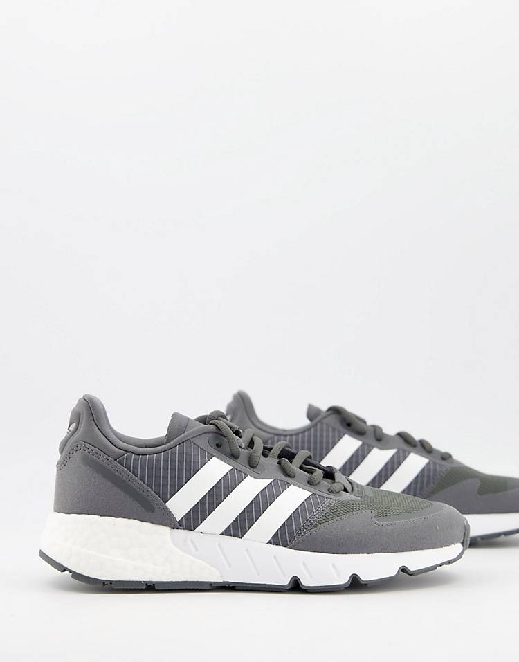 adidas Originals ZX 1K Boost sneakers in dark gray